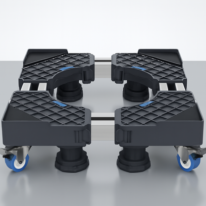 Универсална стойка за пералня и хладилник FlexiLift™ с регулируеми колела и опора за височина