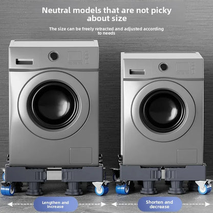 Универсална стойка за пералня и хладилник FlexiLift™ с регулируеми колела и опора за височина