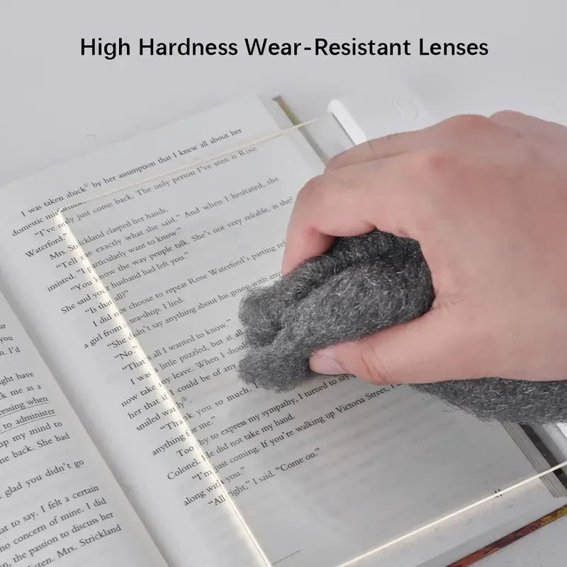 LED Flat Panel Reading Light – Eye Protection Book Light for Night Reading, Rechargeable & Portable Student Lamp