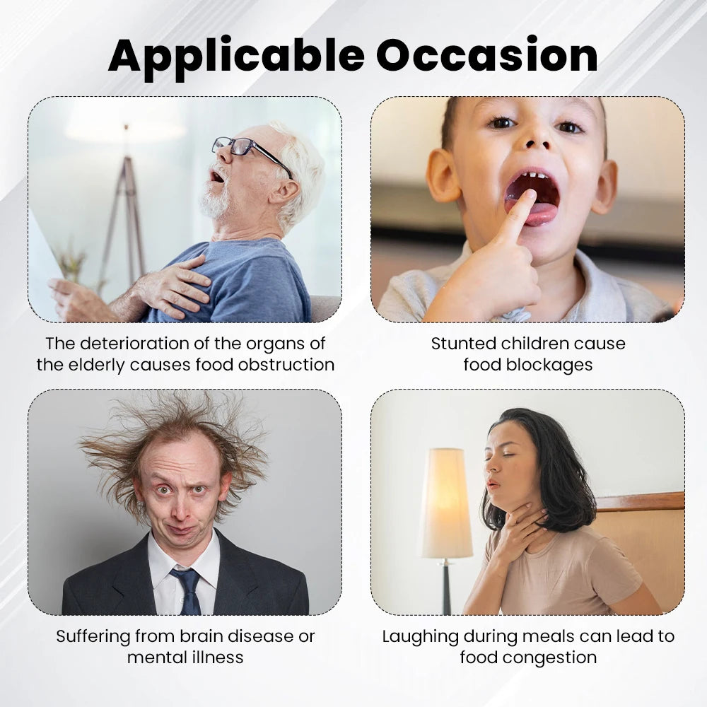 First Aid Anti Choking Rescue Device Automatic CPR for Adults Kids with 3PCS Sizes Masks Home Airway Assist Emergency Kit