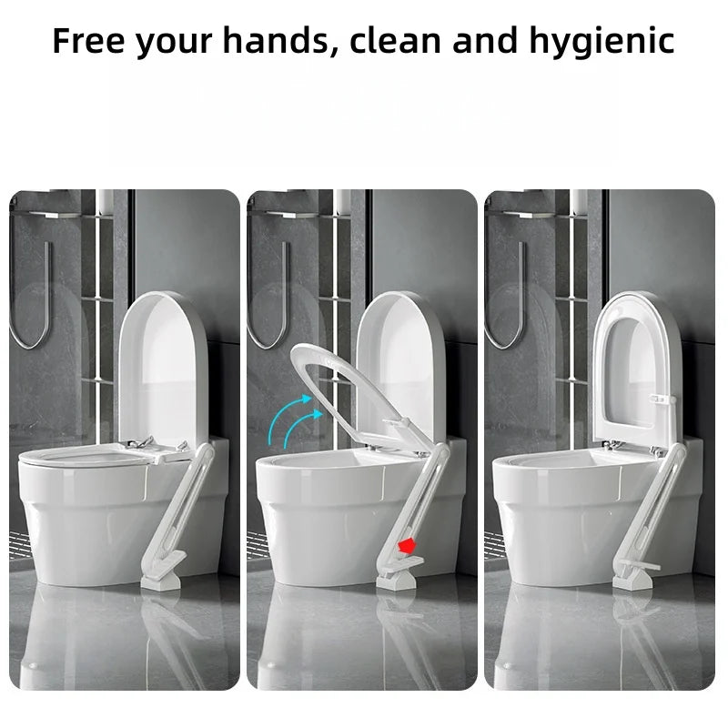 Foot-Operated Toilet Seat Lifter Avoid Bending Over Not Dirty Hands Toilet Seat Opening And Closing Device Household Essentials