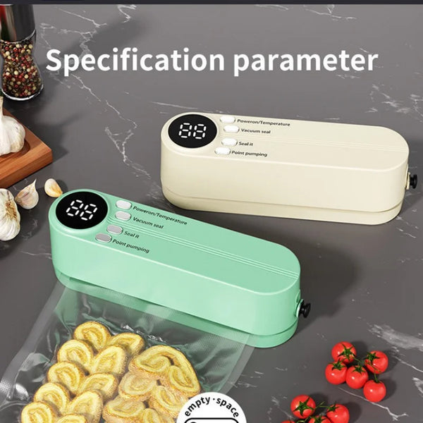 Charging Mini Wireless Fully Automatic Vacuum Sealing Machine Household Small Portable Food Packaging Plastic Sealing Machine