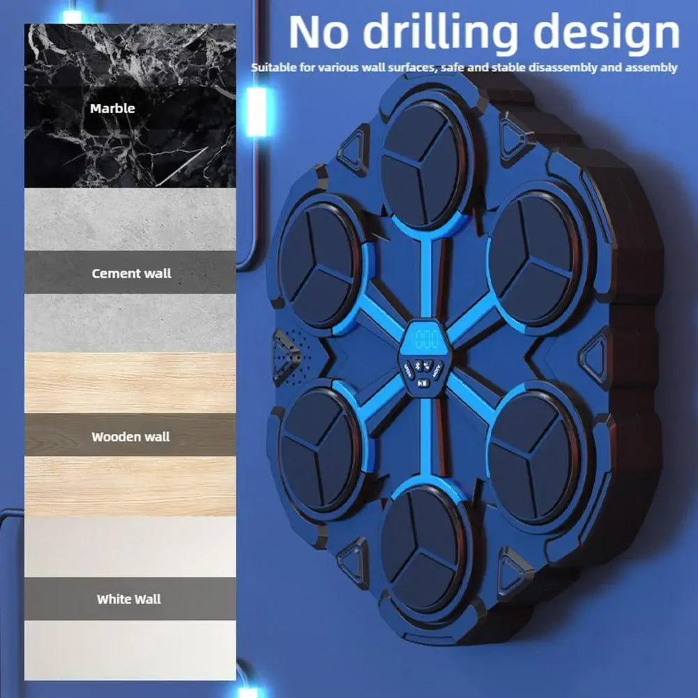 Smart Music Boxing Machine Home Wall Target Children's Strike Reaction Indoor Electronic Target Sanda Training Device