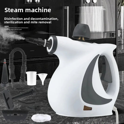 Pressurized Handheld Steam Cleaner for Home - Portable Multi-purpose High Pressure Deep Multi-surface Cleaning Steamer Machine