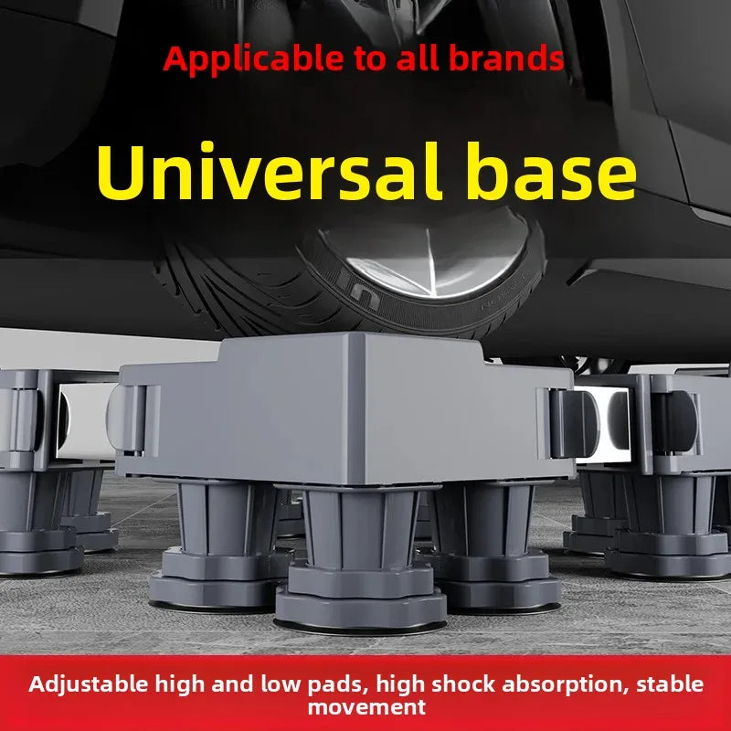 Универсална стойка за пералня и хладилник FlexiLift™ с регулируеми колела и опора за височина