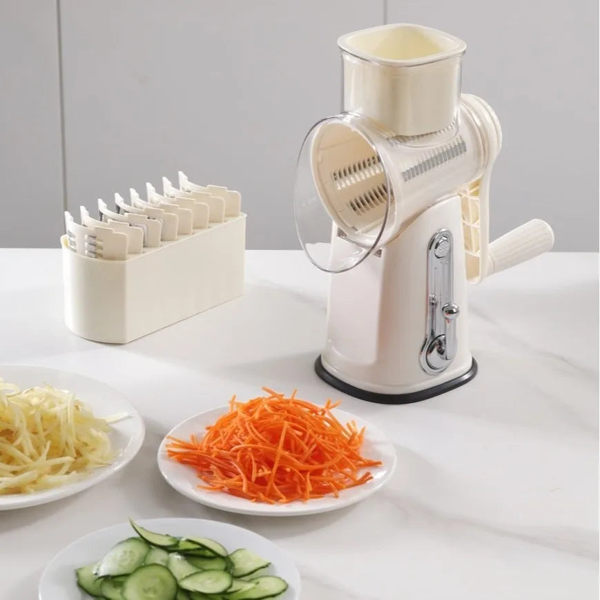 Популярен многофункционален резач за зеленчуци, ръчен резач за зеленчуци за картофи и репички