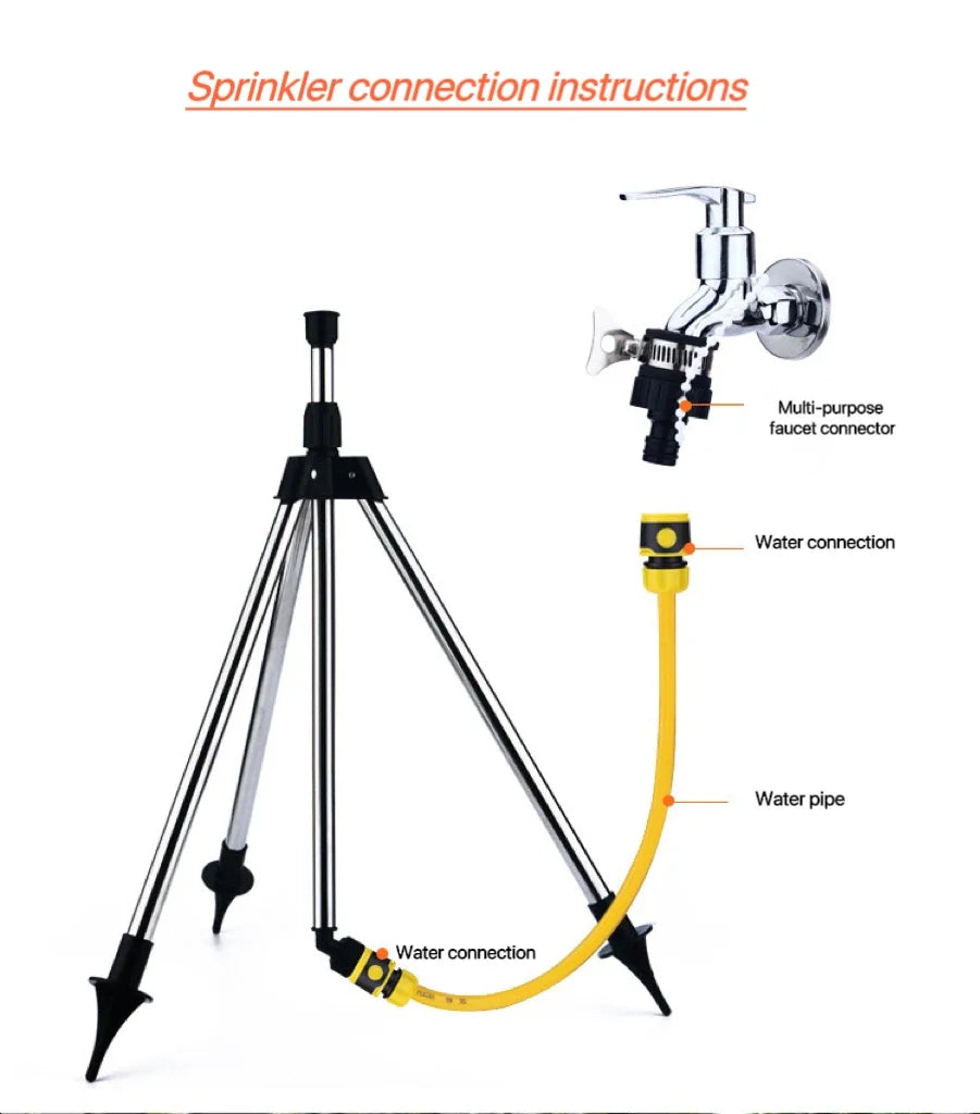 AquaSpin™ 360 Garden Sprinkler