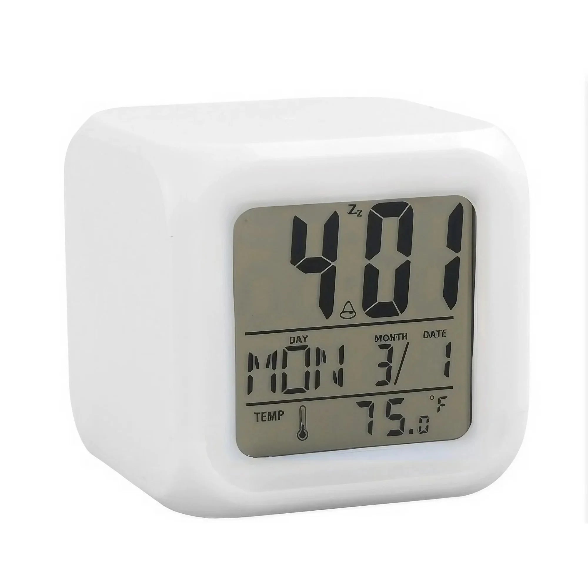 GlowCube™ 7-Color Alarm Clock