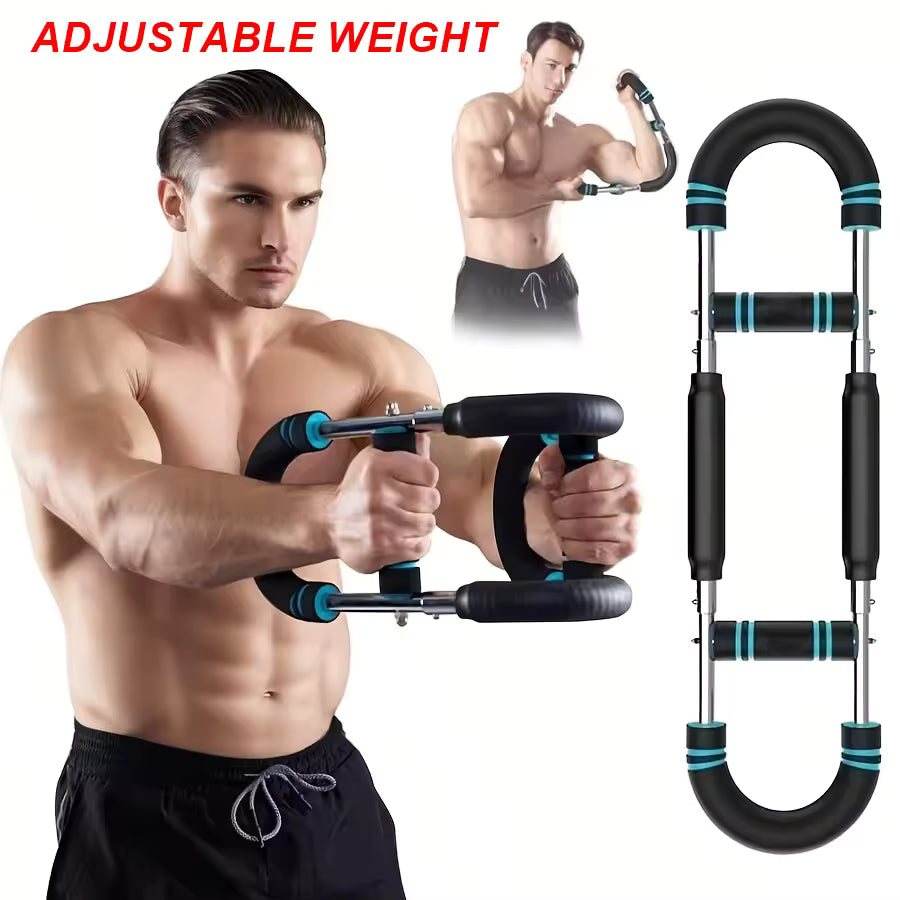 PowerFlex U-Bar – Adjustable Arm, Chest & Forearm Strength Trainer