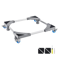 SucceBuy 400 lbs Мини хладилник, регулируема мобилна основа с 4 заключващи се въртящи се колела за пералня хладилник