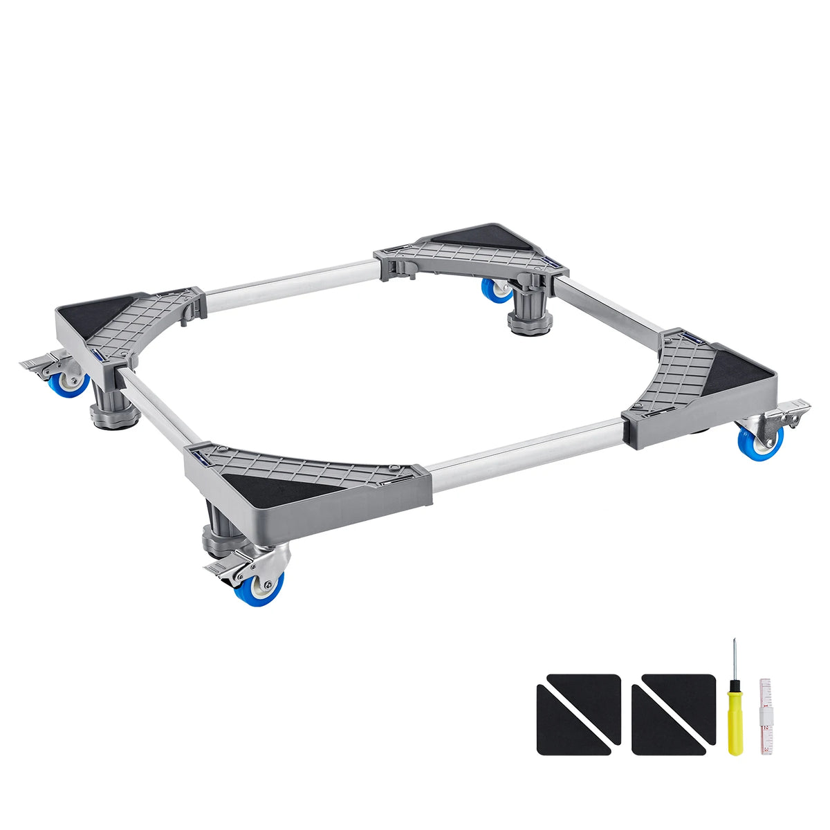 SucceBuy 400 lbs Мини хладилник, регулируема мобилна основа с 4 заключващи се въртящи се колела за пералня хладилник