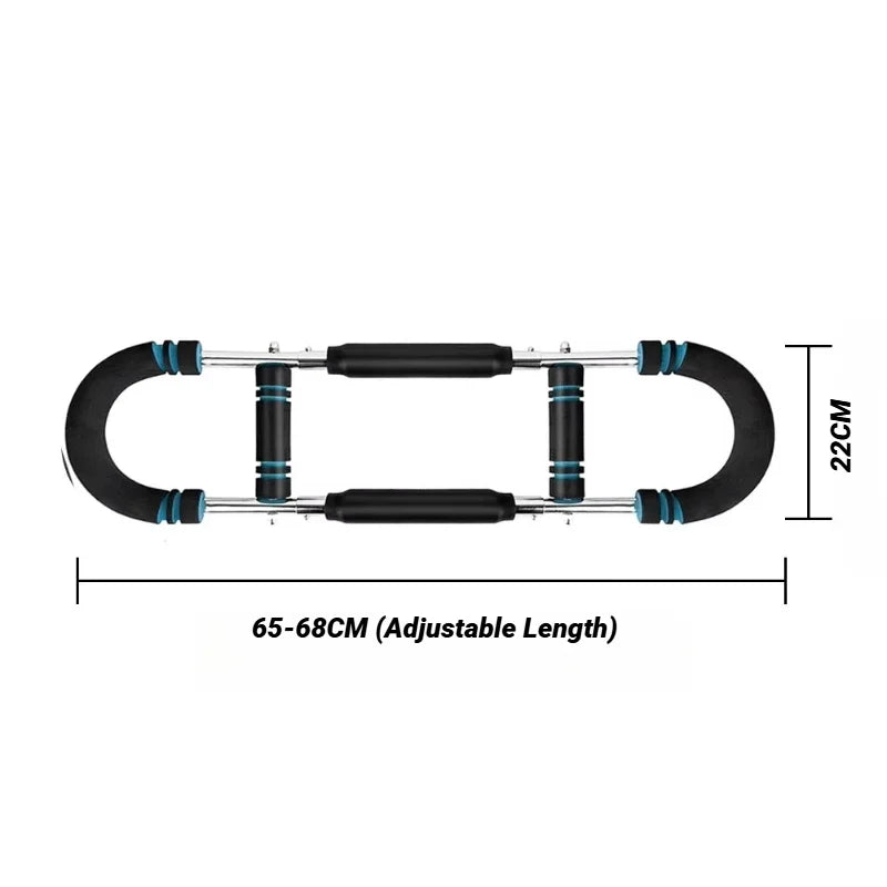 PowerFlex U-Bar – Adjustable Arm, Chest & Forearm Strength Trainer