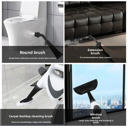 Pressurized Handheld Steam Cleaner for Home - Portable Multi-purpose High Pressure Deep Multi-surface Cleaning Steamer Machine