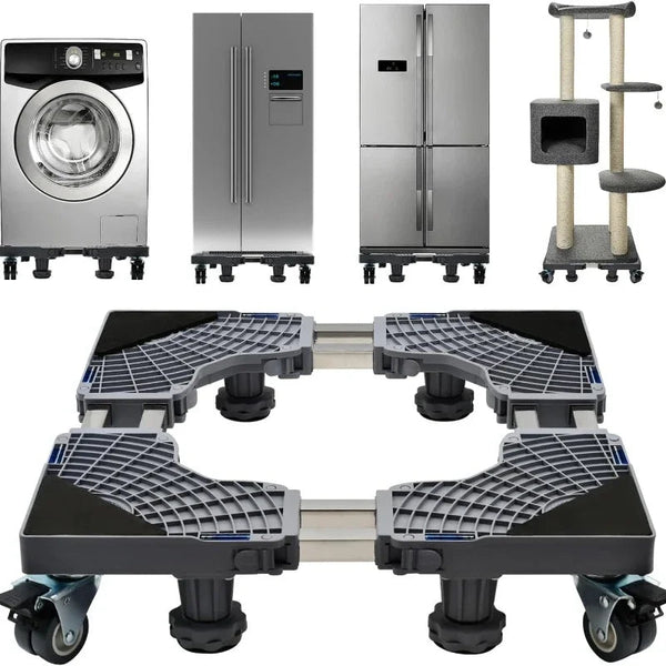 Fridge Stand Mobile Base with Double Pipes 4 Locking Wheels 4 Strong Feet Furniture Dryer Washing Machine Stand Pedestal - nusaaaFridge Stand Mobile Base with Double Pipes 4 Locking Wheels 4 Strong Feet Furniture Dryer Washing Machine Stand PedestalNusaaanusaaa14:175Standard;200007763:201336106United StatesStandard